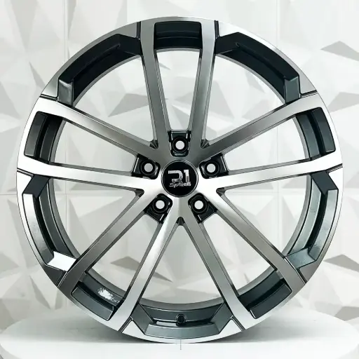 [191506] RIN 19X8 5-112 R1 SPORT 5088 GUN GREY MACHINE FACE ET43 CB57.1